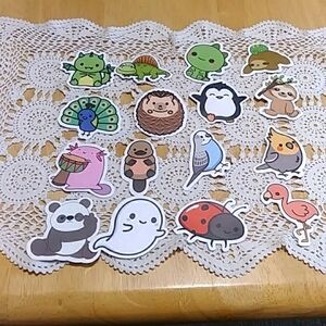 Colorful stickers for backpacks, laptop, lockers, Crafts - Cute Animals